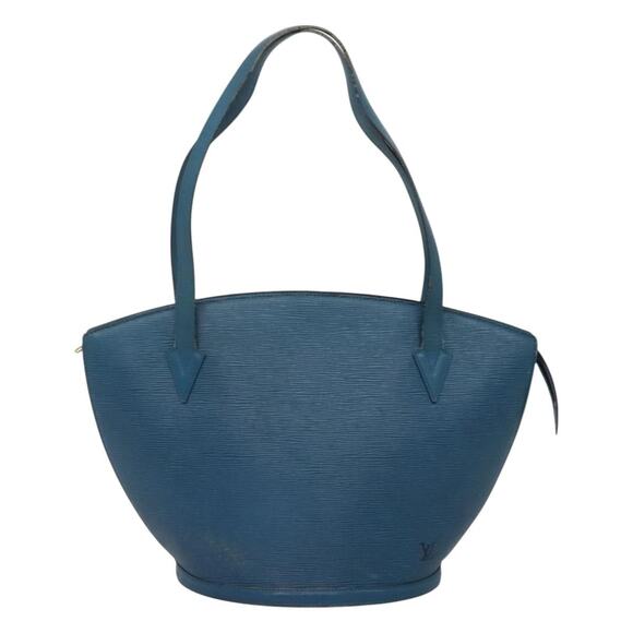 LOUIS VUITTON Epi Saint Jacques Shopping Shoulder Bag Blue M52275 - Picture 13 of 16